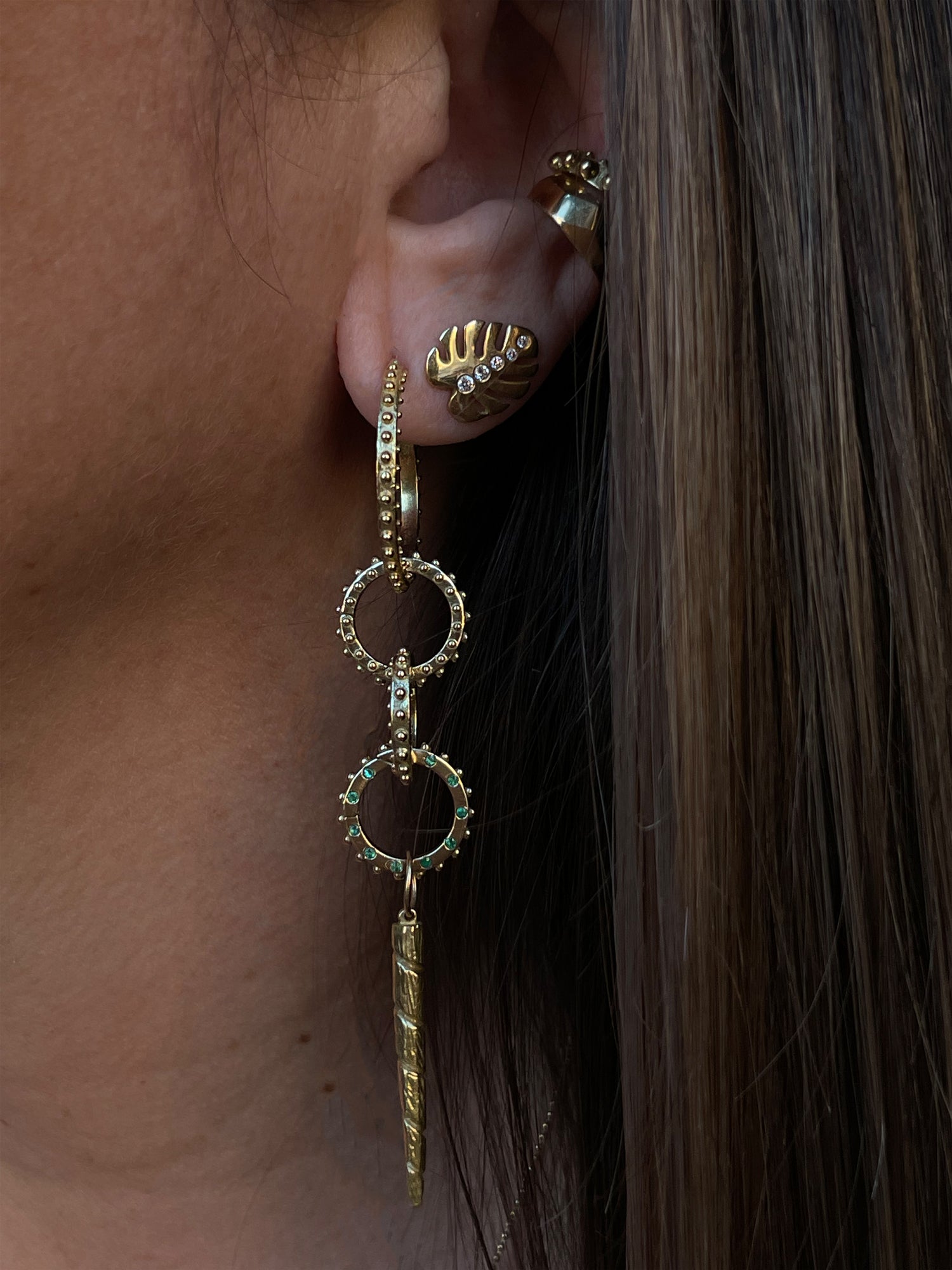 BOHEME SMALL CLICKER CHARM RING 18KY | In-Stock