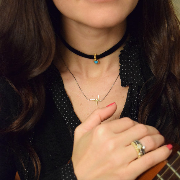AMOUR TINY HEARTBEAT NECKLACE
