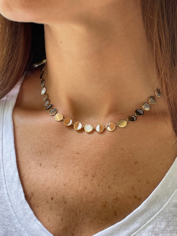 BOHEME CONFETTI LUNE BLANCHE CHAIN