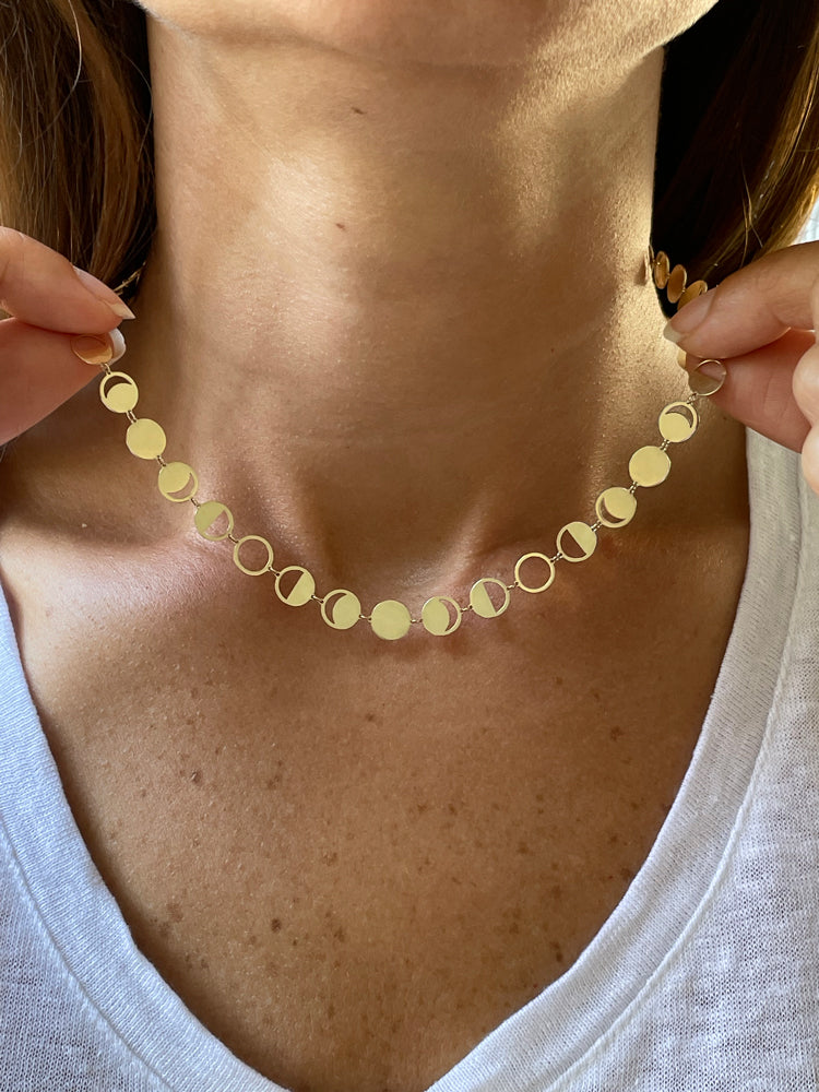 BOHEME CONFETTI LUNE OR CHAIN