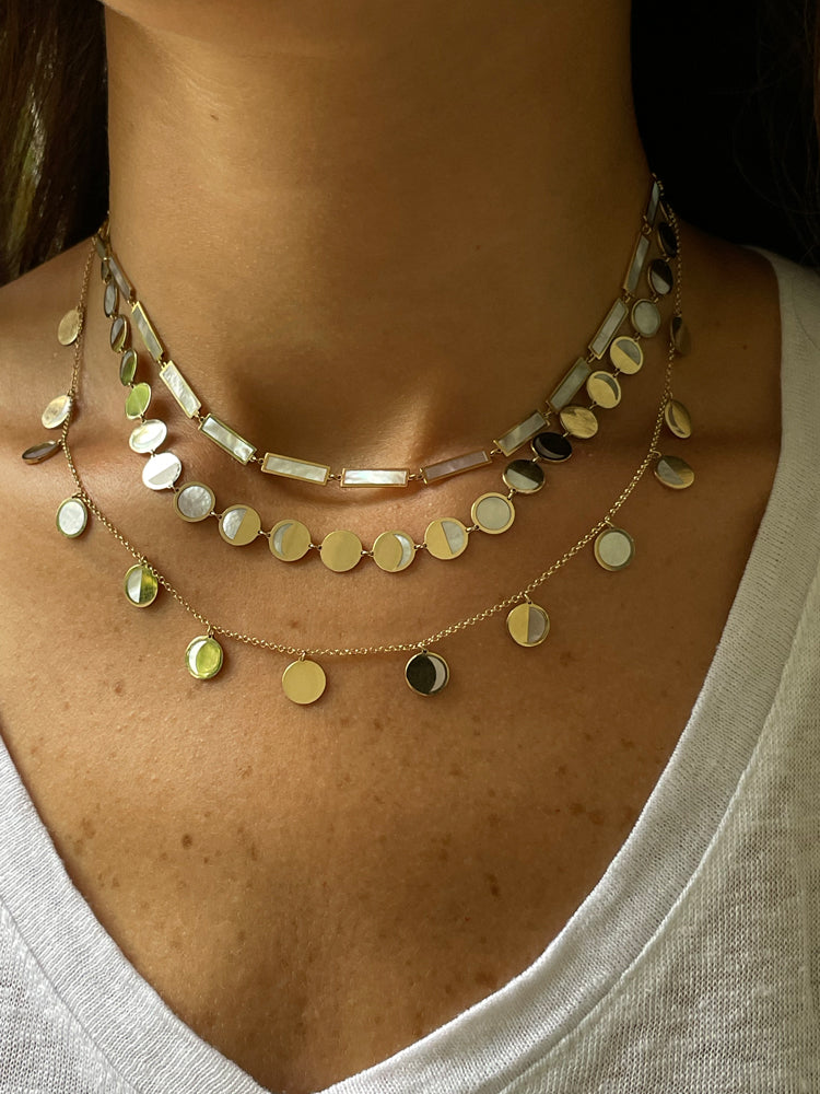 BOHEME CONFETTI LUNE BLANCHE CHAIN