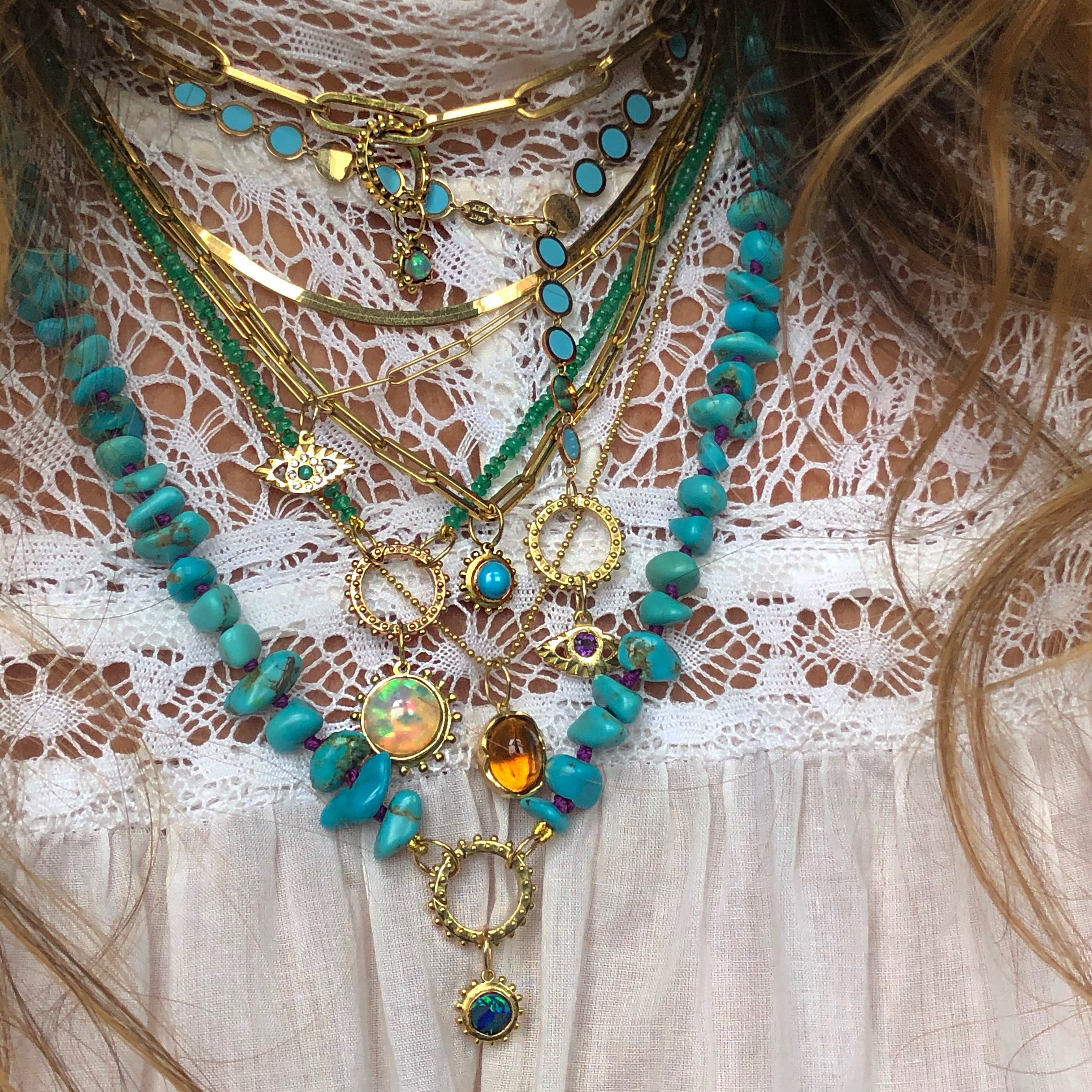 BOHEME TURQUOISE SOLEIL CHARM