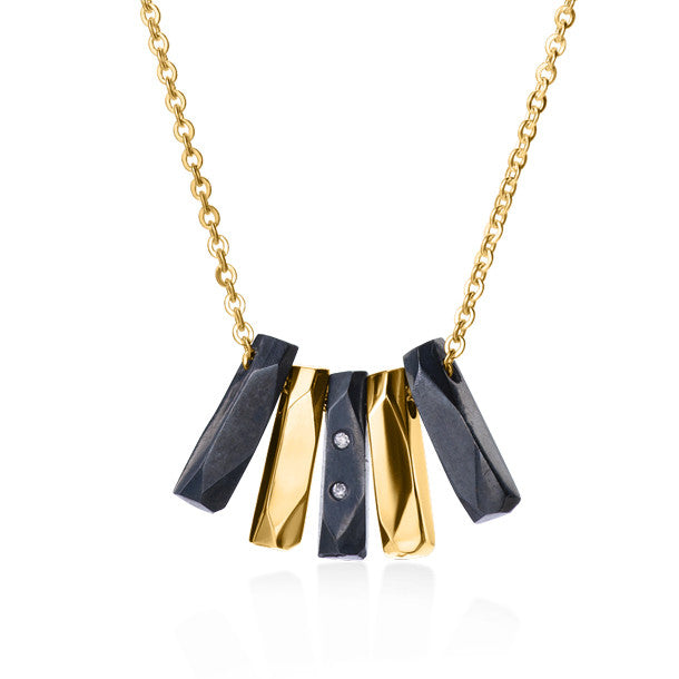 FACETTE MULTITIGE DIAMOND OXI NECKLACE