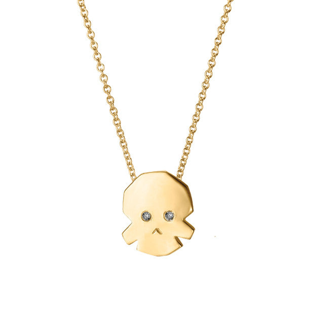 FACETTE PETIT SKULL NECKLACE