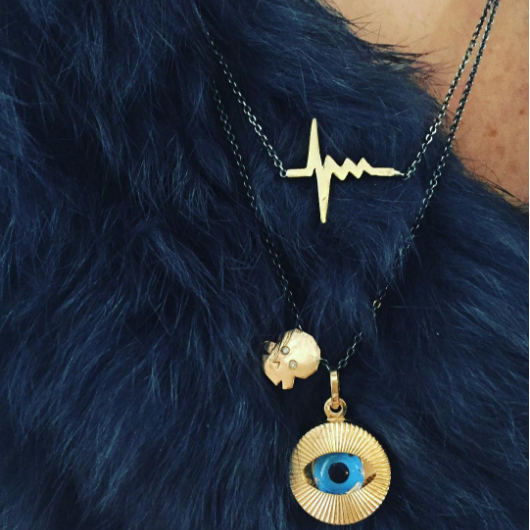 FACETTE PETIT SKULL NECKLACE