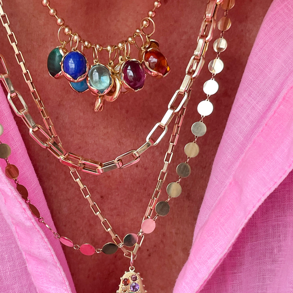 BOHEME TOPAZ LOTUS CHARM | In-Stock