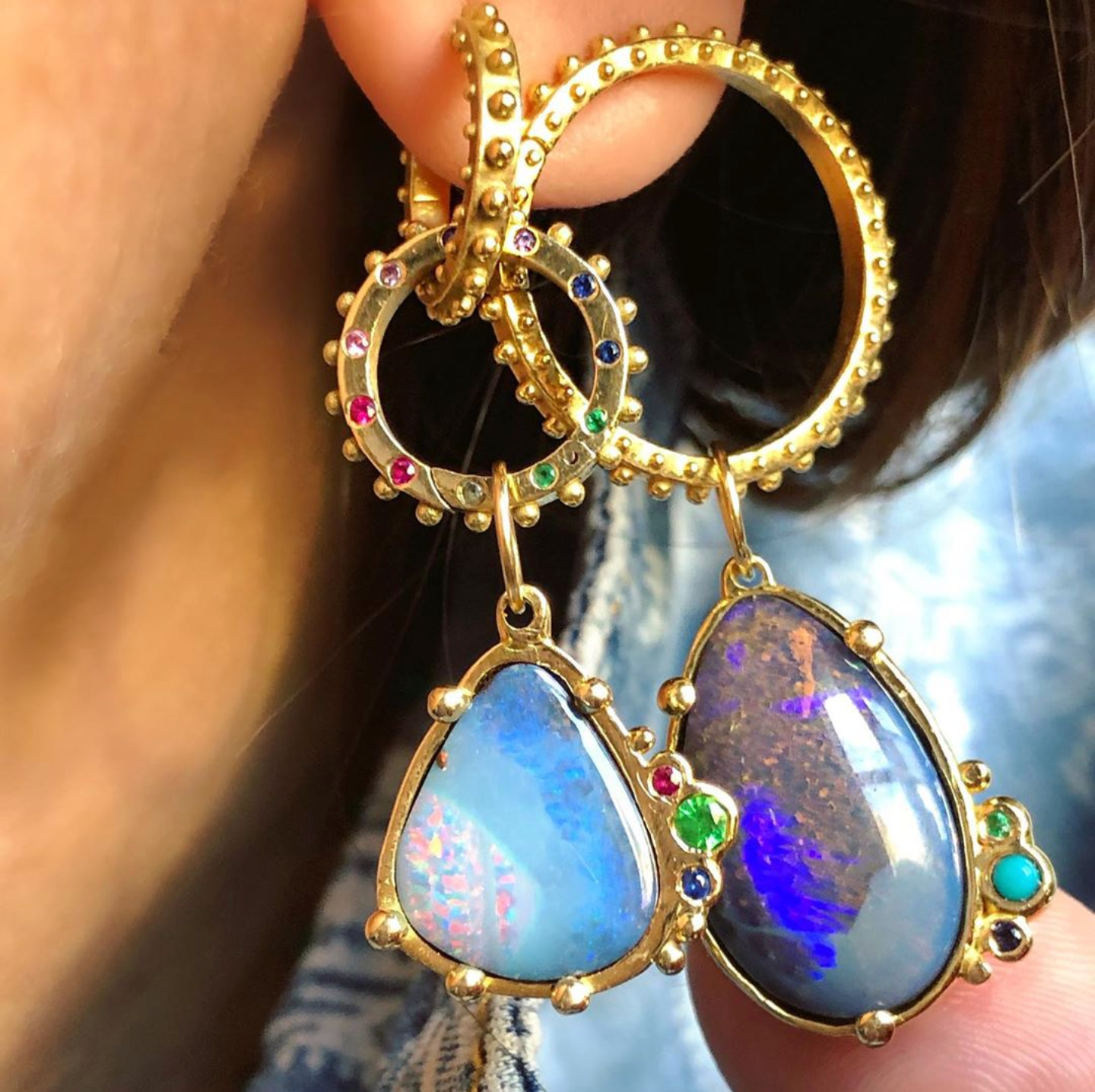 BOHEME LA PLONGE MARINE OPAL CHARM