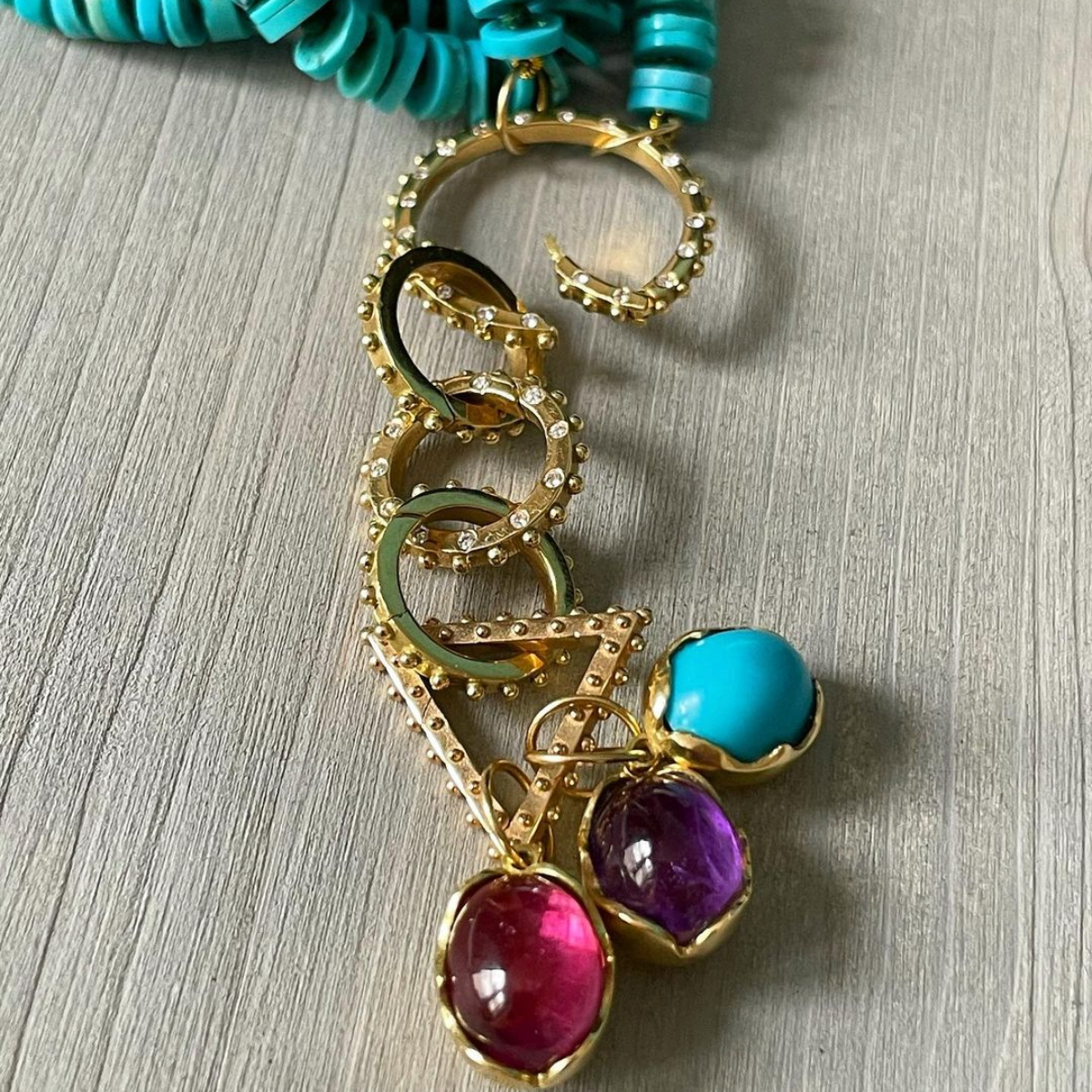 BOHEME SMALL CLICKER CHARM RING 18KY | In-Stock