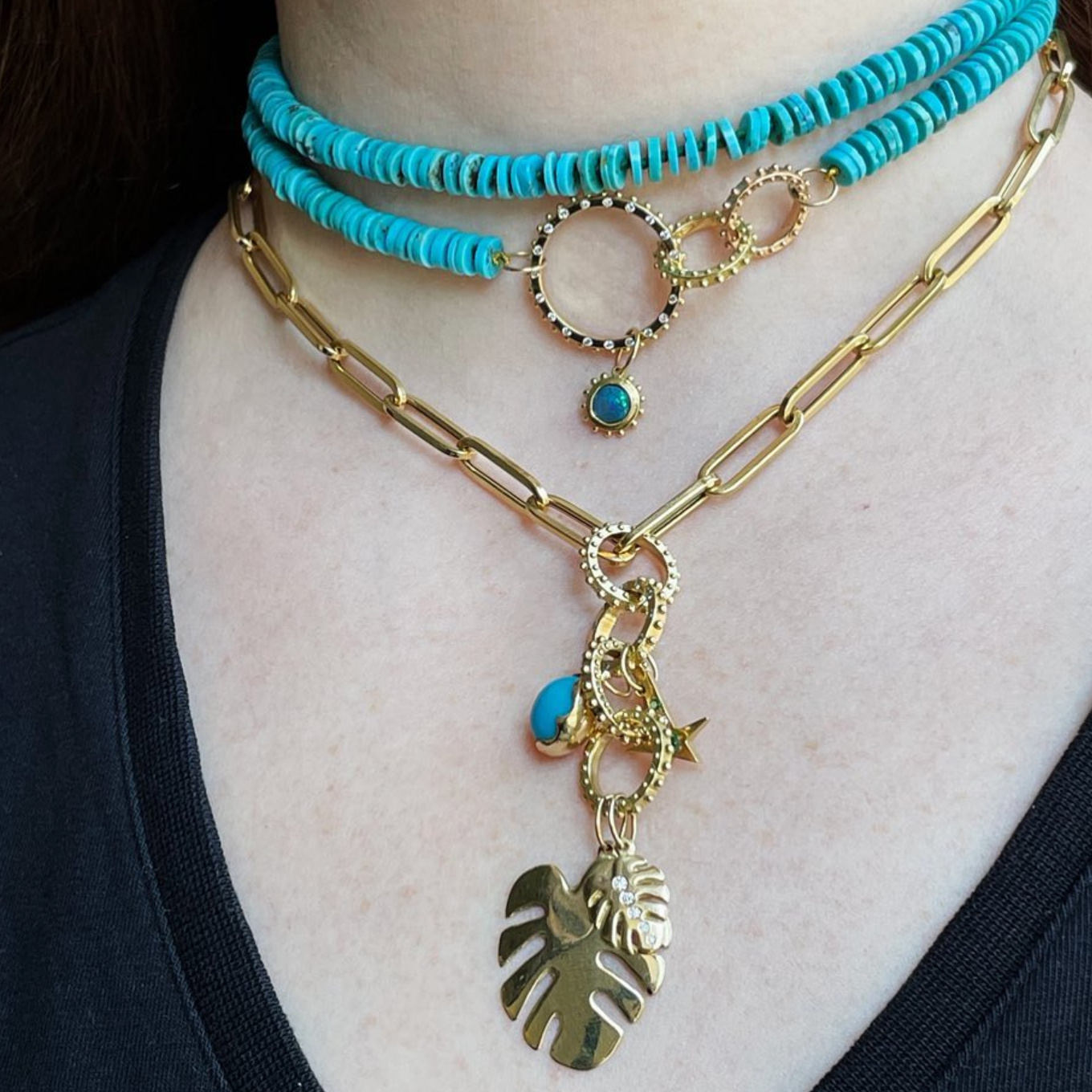 BOHEME SMALL CLICKER CHARM Yellow Gold | Crafted-to-Order