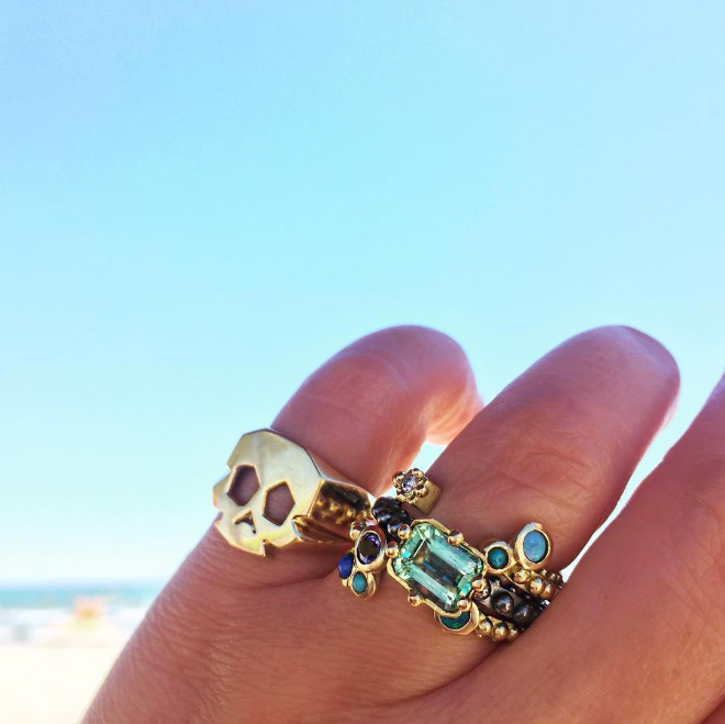 BOHEME EMERALD MUSE XL RING