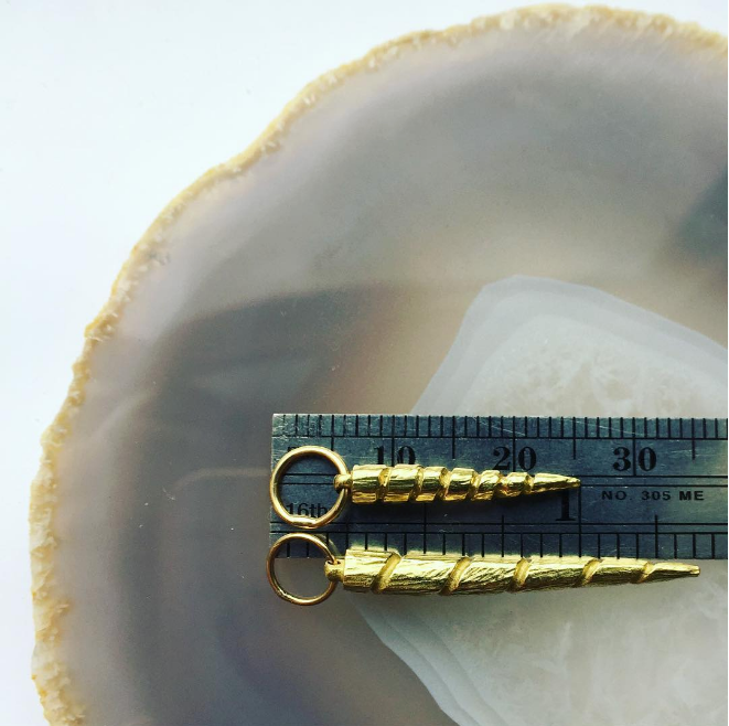 BOHEME GRANDE UNICORN HORN CHARM in stock