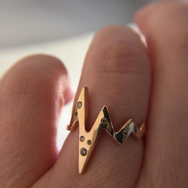 AMOUR DIAMOND HEARTBEAT RING