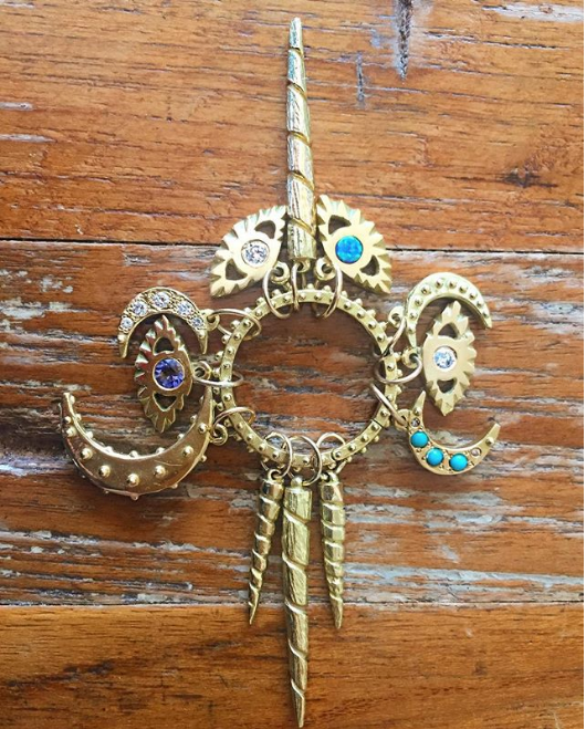 BOHEME IOLITE THIRD EYE CHARM