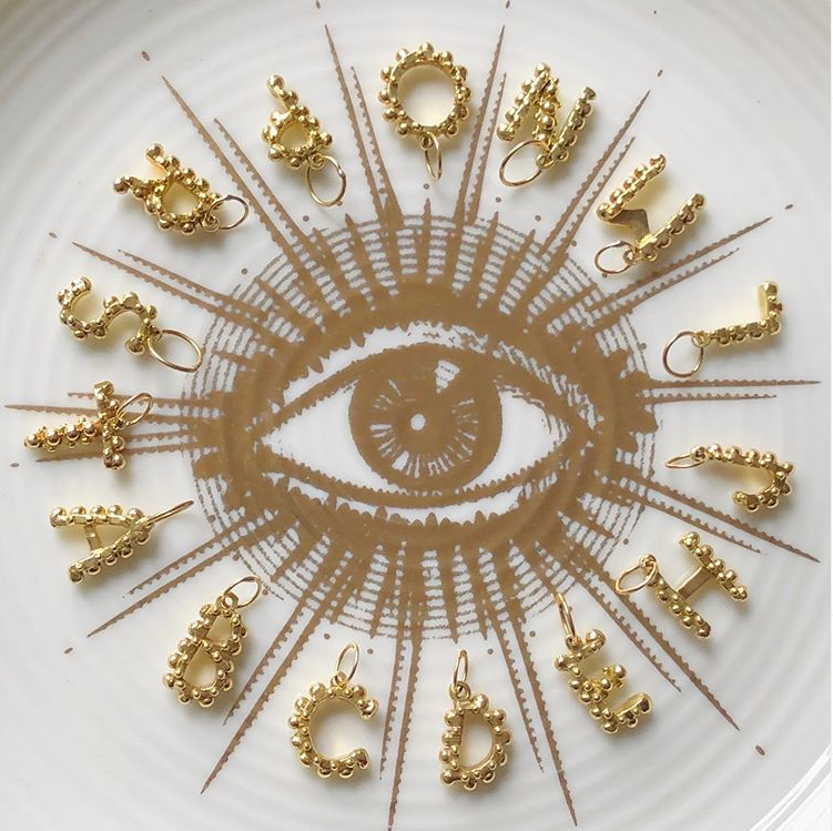 BOHEME "R" INITIAL CHARM rts