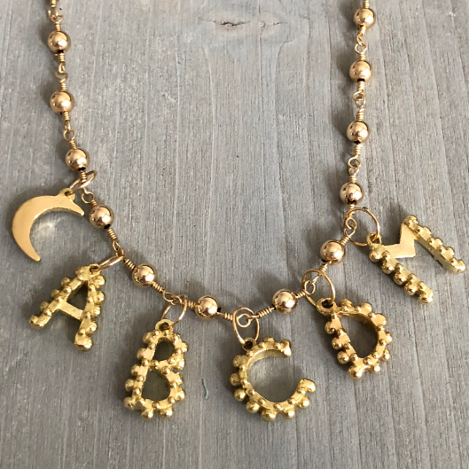 BOHEME "M" INITIAL CHARM rts