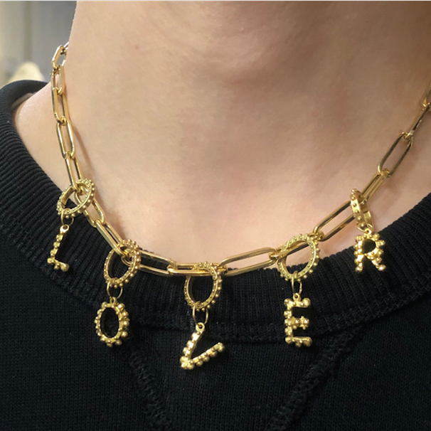 BOHEME SMALL CLICKER CHARM Yellow Gold | Crafted-to-Order