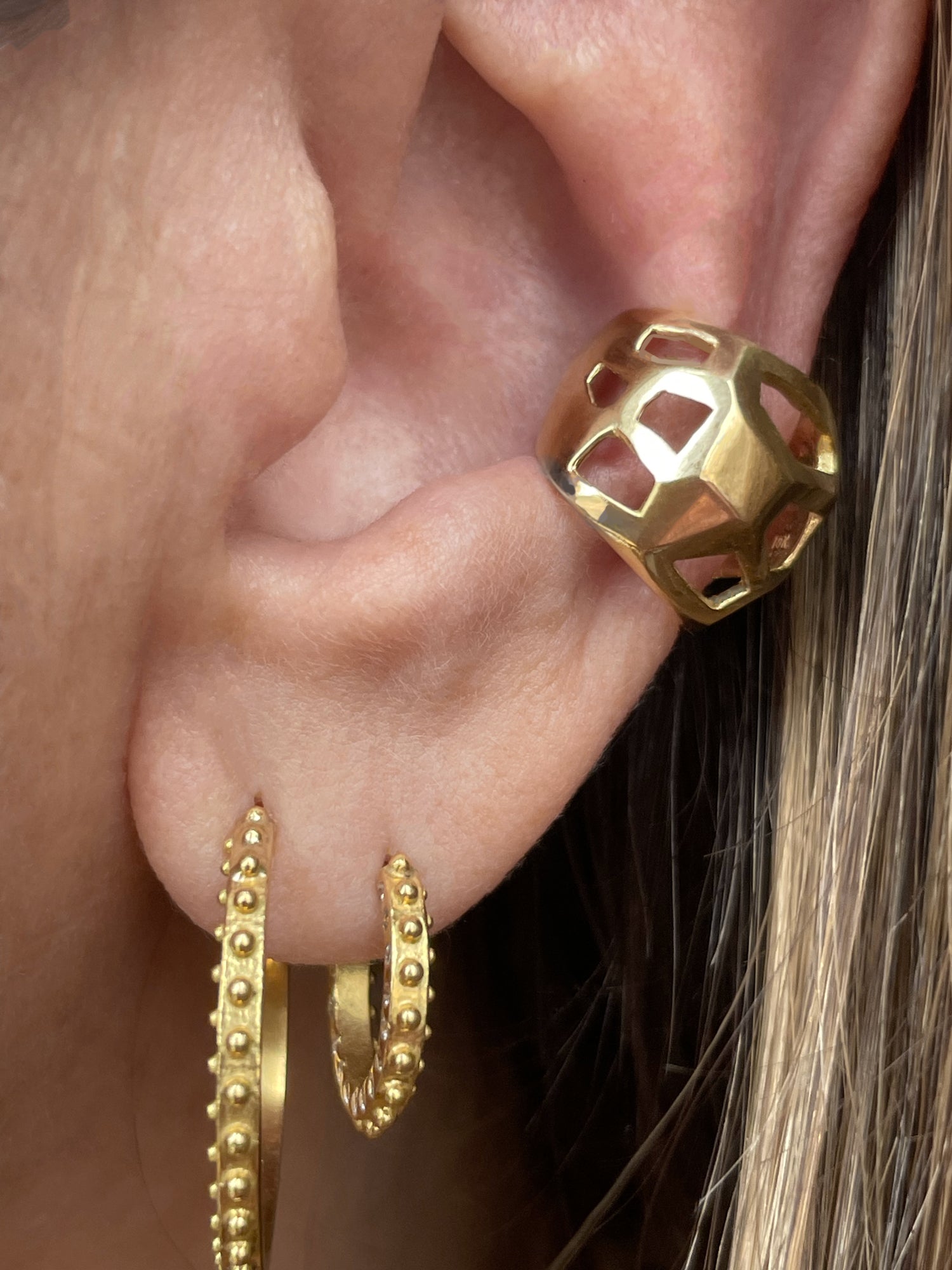 FACETTE DISCO CAGE EARCUFF