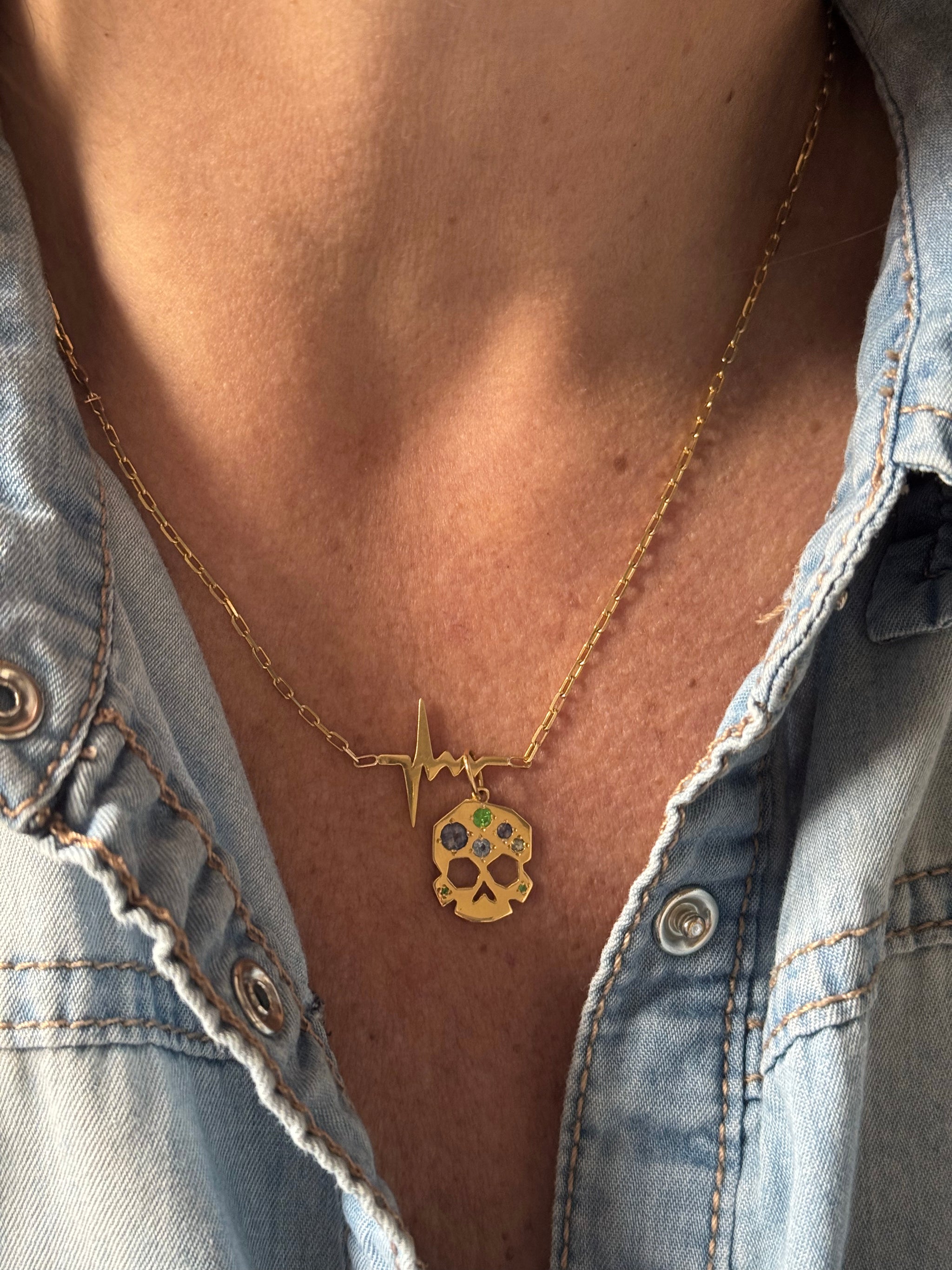 FACETTE RAINBOW SKULL CHARM | Crafted-to-Order