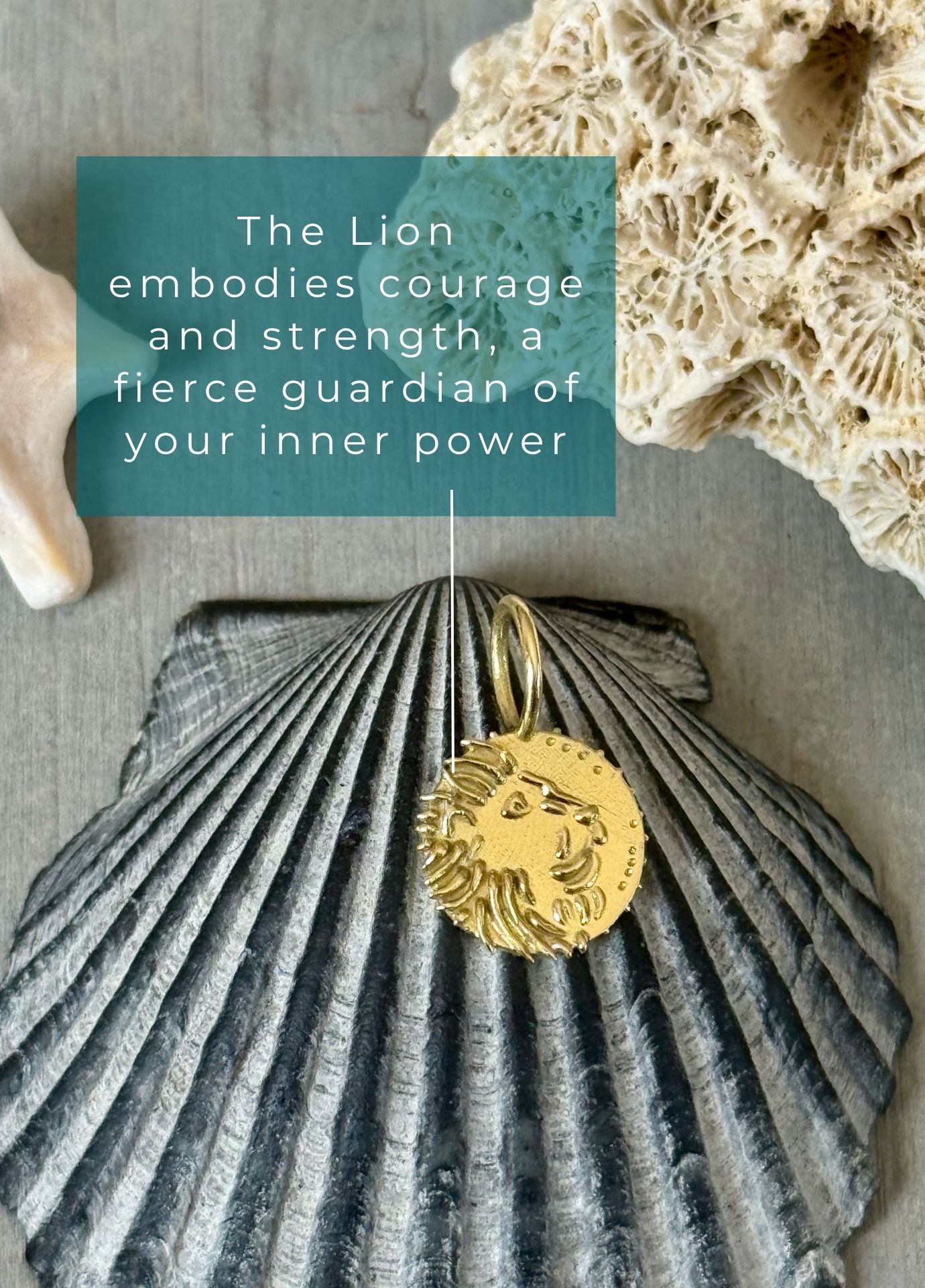 BOHEME BEBE LION GOLD CHARM | Crafted-to-Order