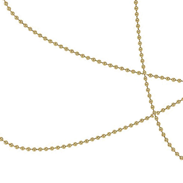 BOHEME GOLD BALL LINK CHAIN rts