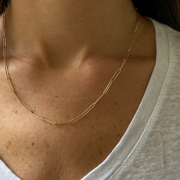 BOHEME CHERIE GOLD LONG LINK CHAIN