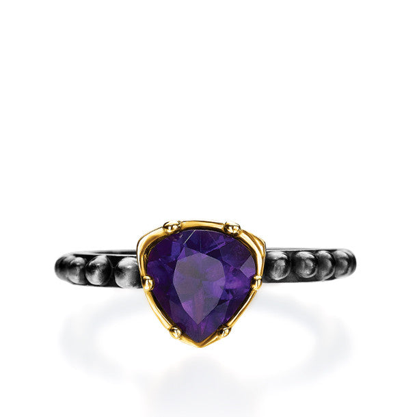 BOHEME COEUR AMETHYST RING