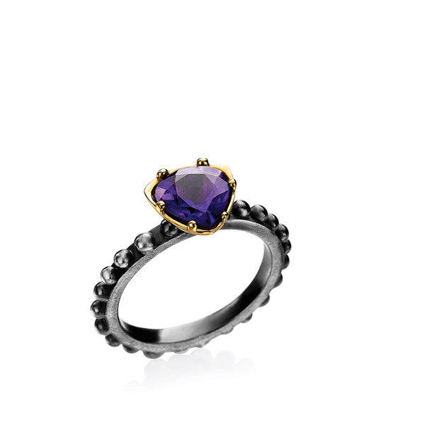 BOHEME COEUR AMETHYST RING