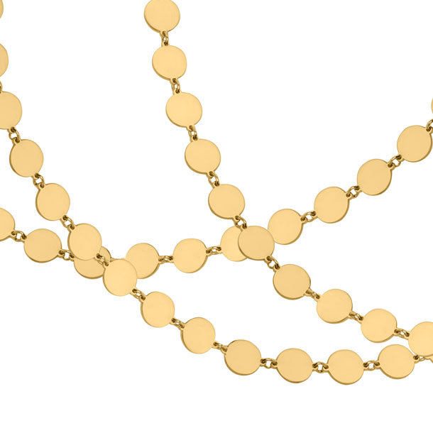 BOHEME CONFETTI GOLD CHAIN