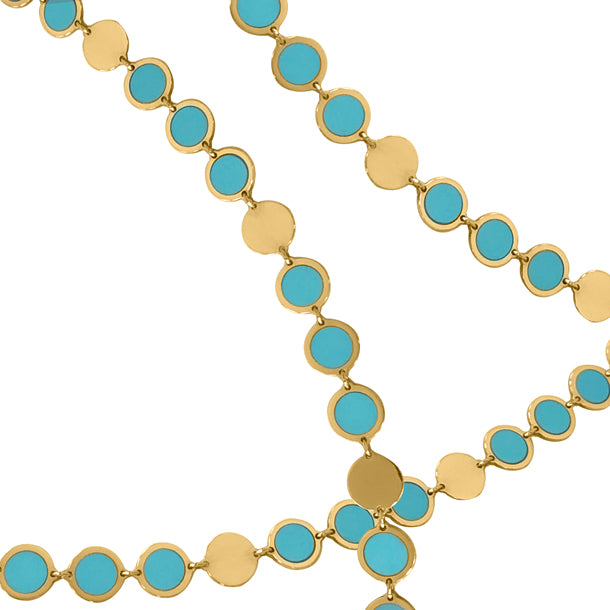 BOHEME CONFETTI TURQUOISE NECKLACE rts