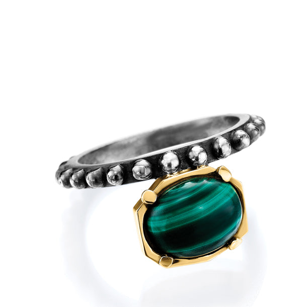 BOHEME DANA MALACHITE RING