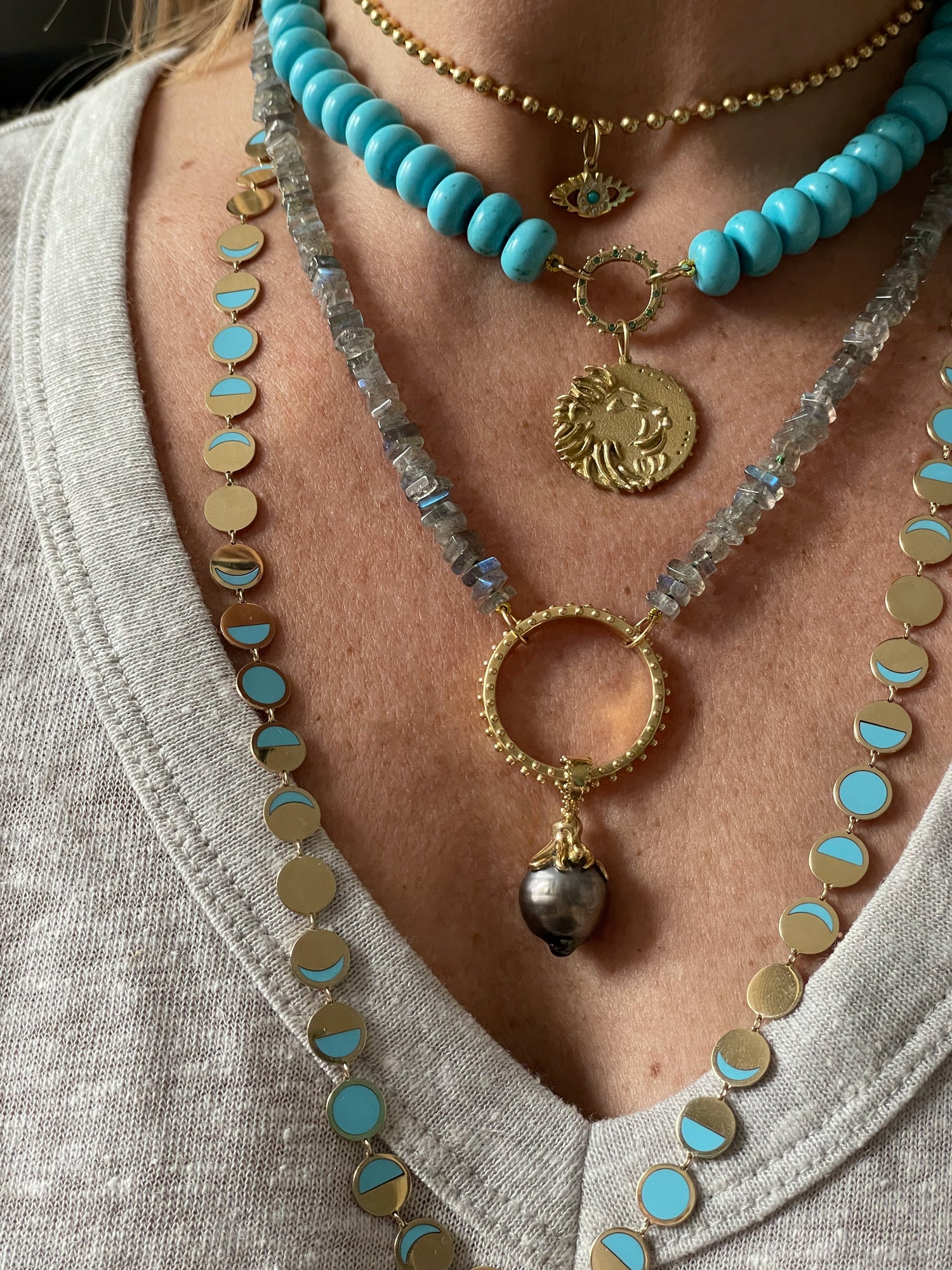 BOHEME LABRADORITE OPEN CHAIN rts