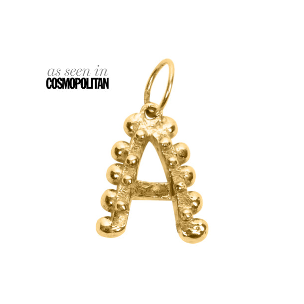 BOHEME SOLID GOLD INITIAL CHARM