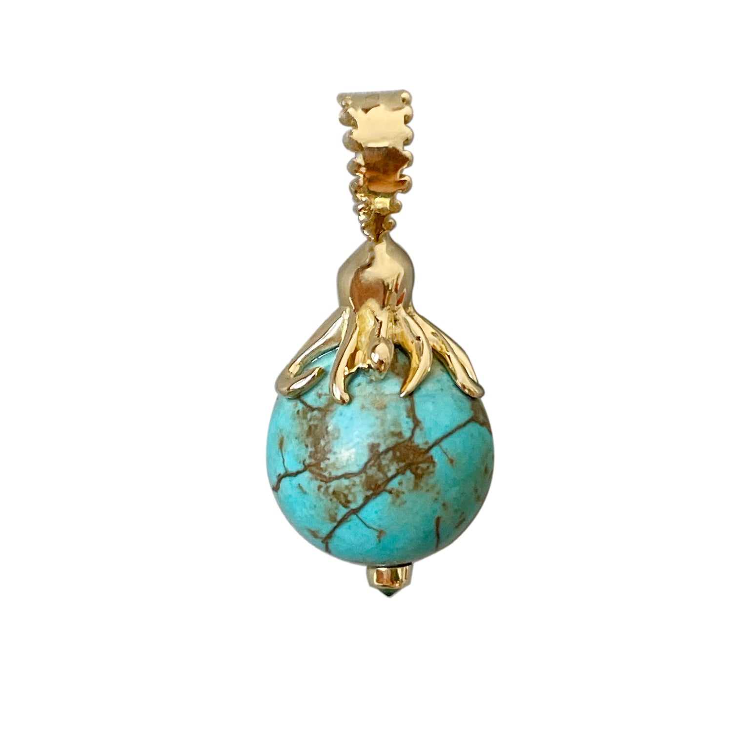 BOHEME TURQUOISE OCTOPUS CHARM rts