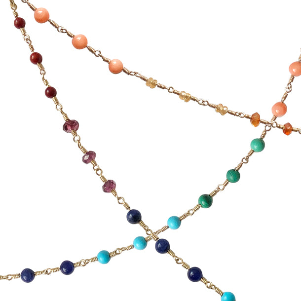 BOHEME DELPH RAINBOW BEAD CHAIN rts