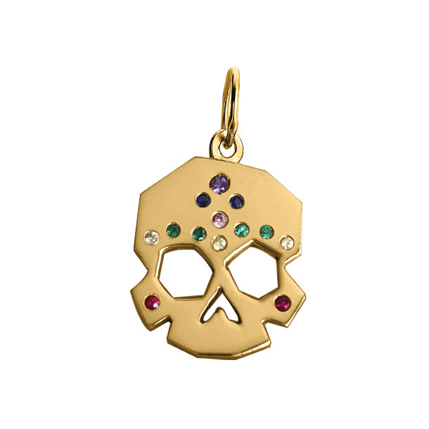 FACETTE RAINBOW SKULL CHARM