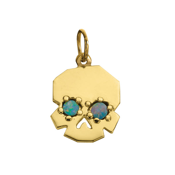 FACETTE OPAL SKULL CHARM