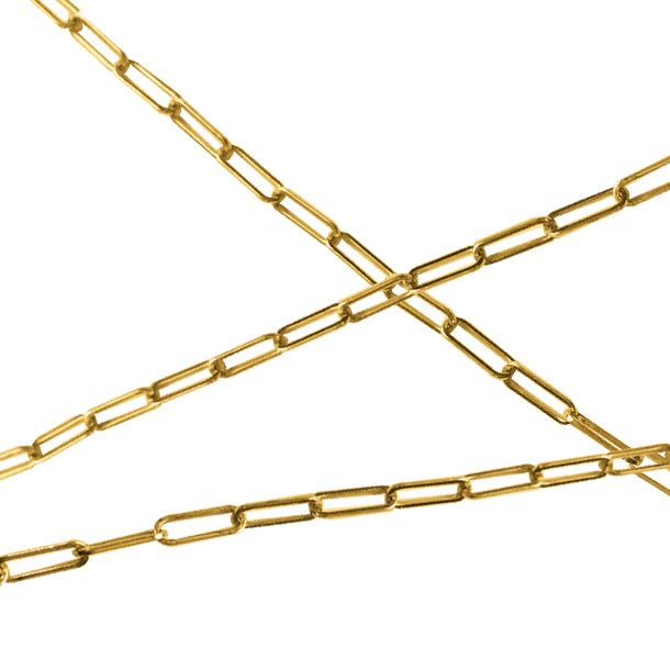 BOHEME BEBE GOLD RECTANGLE LINK CHAIN