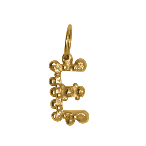 BOHEME SOLID GOLD INITIAL CHARM