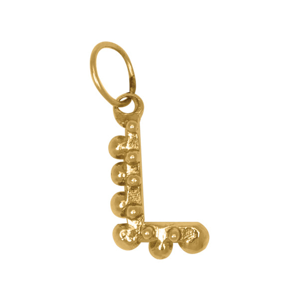 BOHEME SOLID GOLD INITIAL CHARM