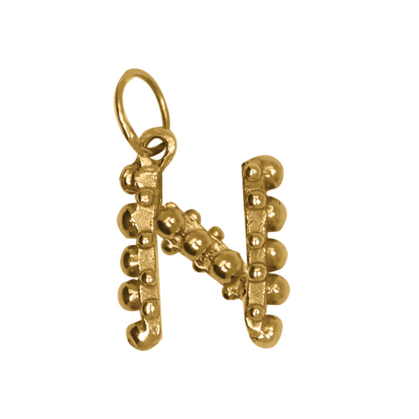 BOHEME SOLID GOLD INITIAL CHARM