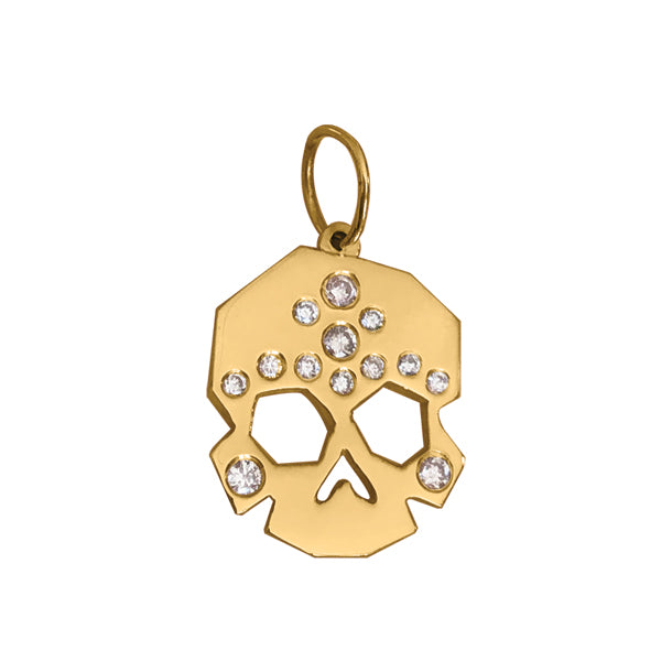 FACETTE DIAMOND SKULL CHARM