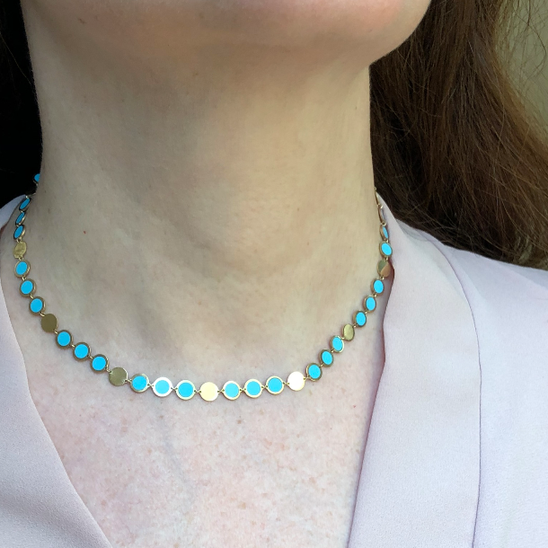 BOHEME CONFETTI TURQUOISE NECKLACE rts