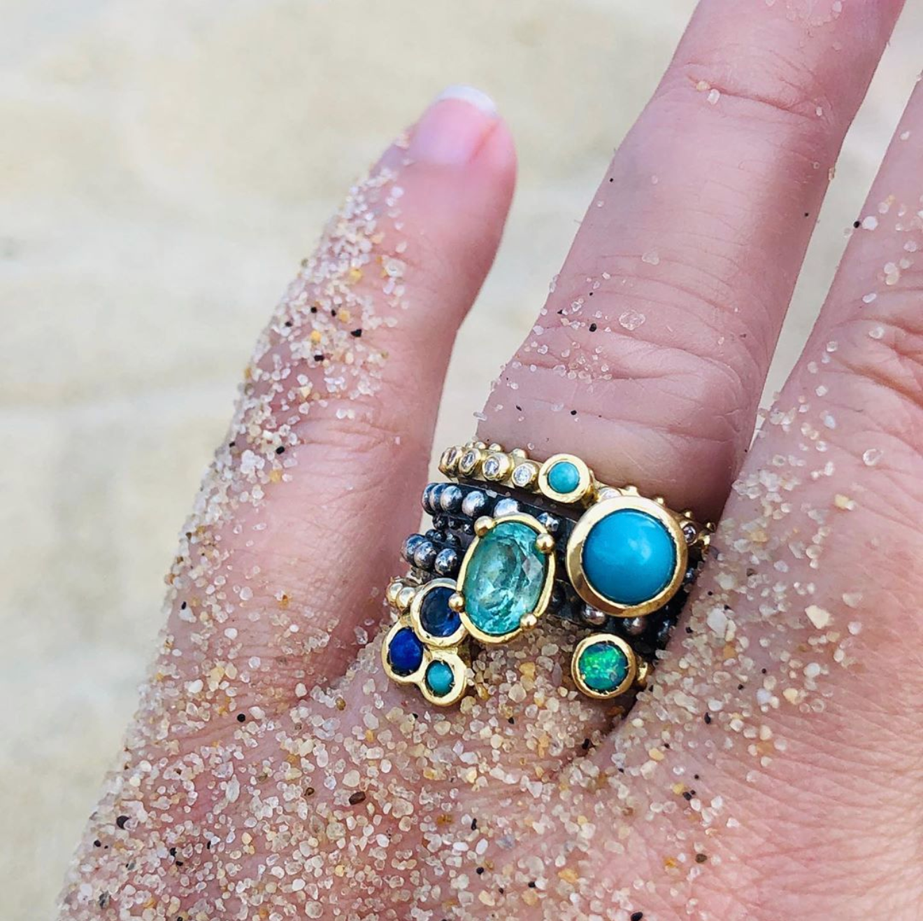 BOHEME CHLOE TURQUOISE DIAMOND ETERNITY