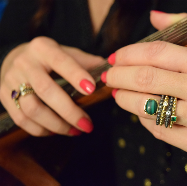 BOHEME DANA MALACHITE RING