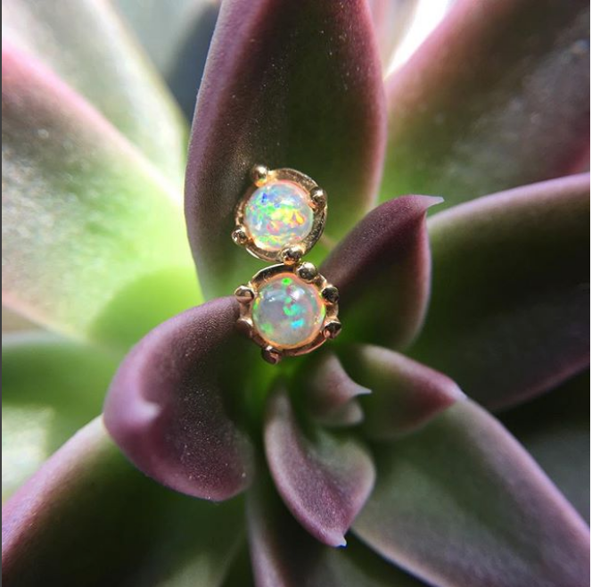 BOHEME HYPNOSE OPAL SINGLE STUD