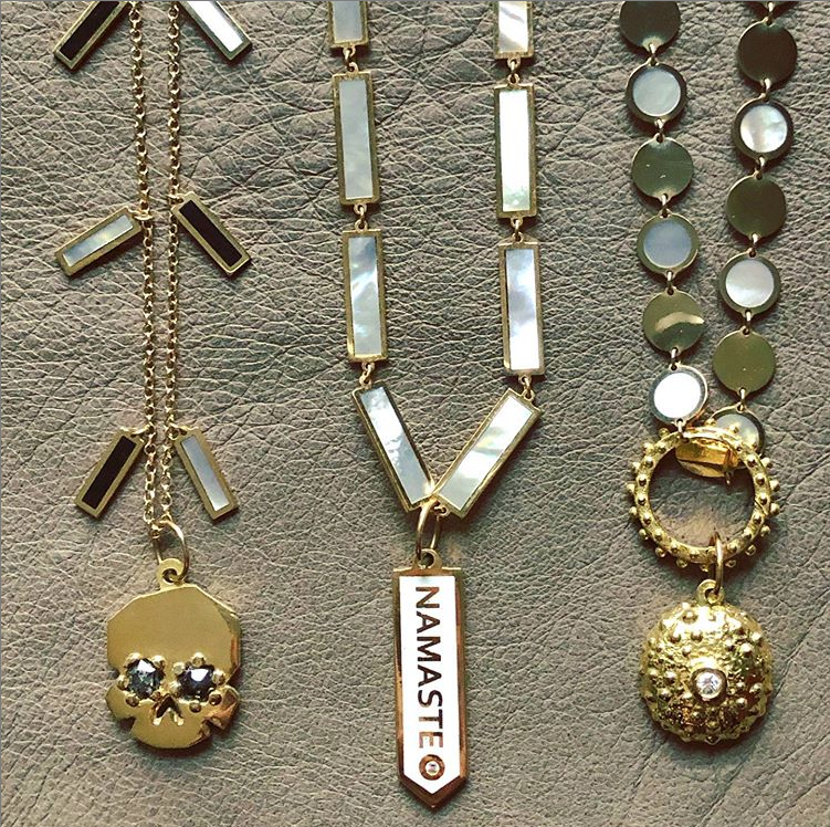 BOHEME CONFETTI MOP INLAY NECKLACE