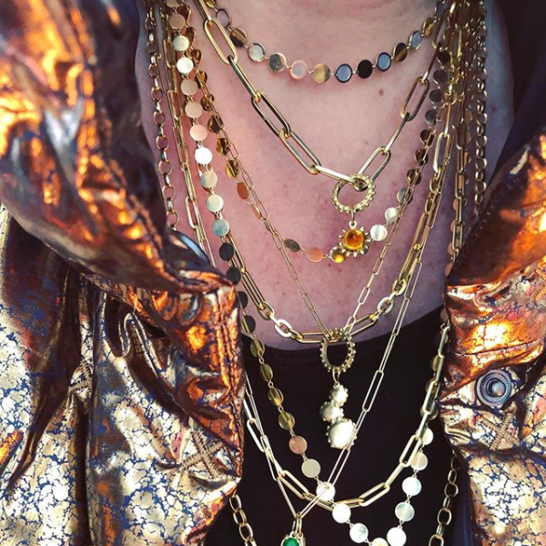 BOHEME CONFETTI GOLD CHAIN rts