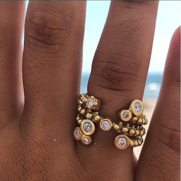 BOHEME Lea + Crowns Diamond rings set