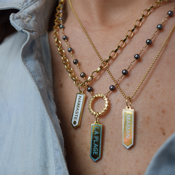 BOHEME DELPH OVAL LINK GOLD CHAIN