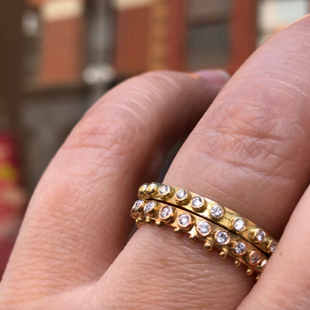 BOHEME HALF-ETERNITY DIAMOND RING